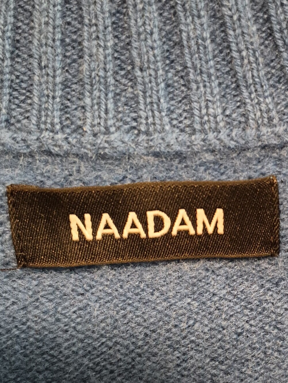 NAADAM Luxe 100% Cashmere Oversized Crewneck Sweater Teal Blue $298 Size S - Picture 8 of 10